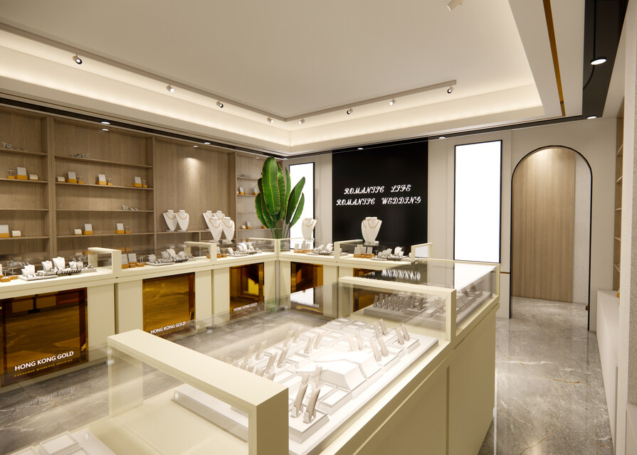 珠宝店SU模型下载-1