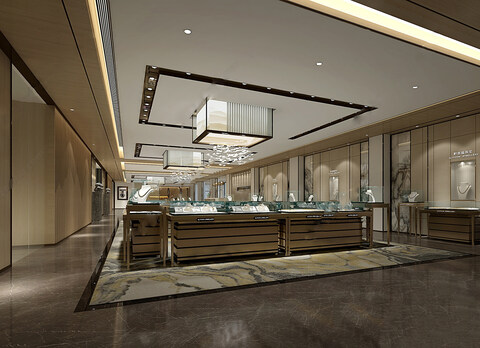 珠宝店SU模型下载-1