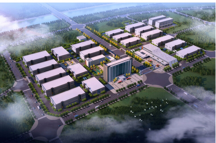 工业园_产业园SU模型下载-1