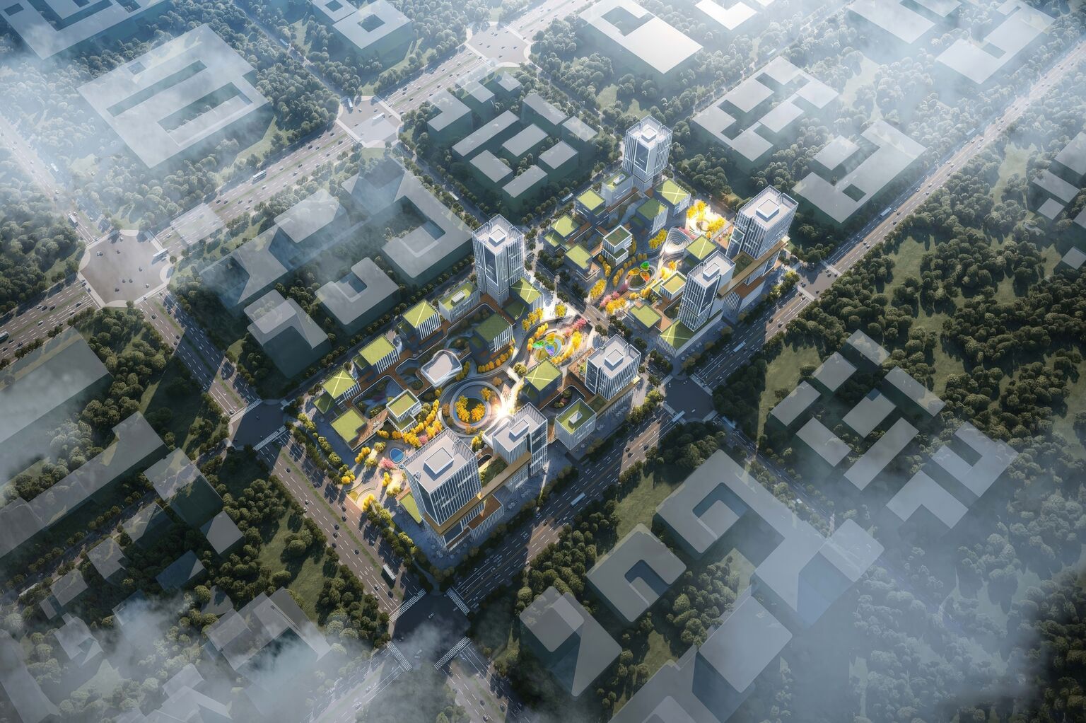 工业园_产业园SU模型下载-1