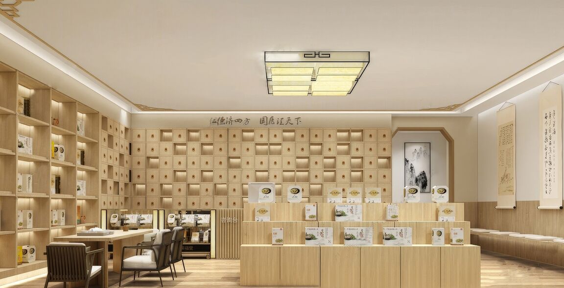 药房_药店SU模型下载-1