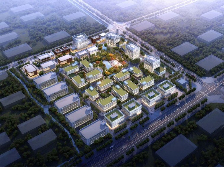 工业园_产业园SU模型下载-1