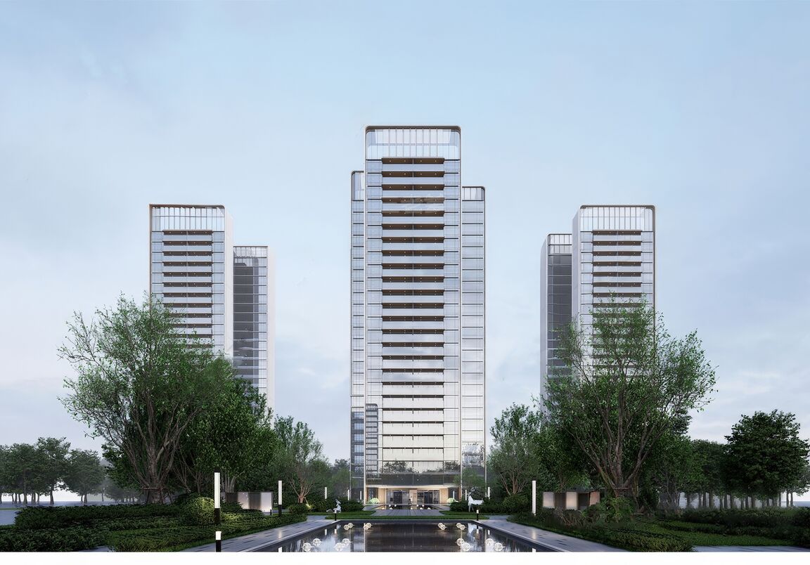 高层住宅SU模型下载-1