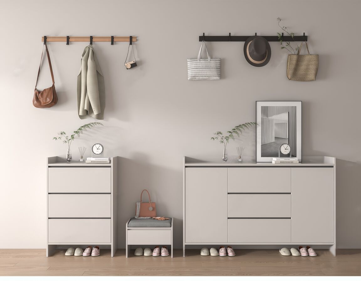 鞋柜SU模型下载-1