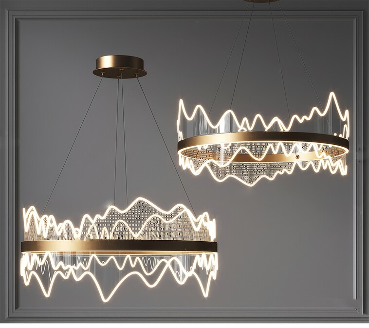 吊灯SU模型下载-1