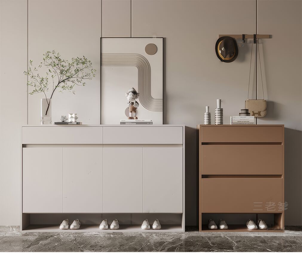 鞋柜SU模型下载-1