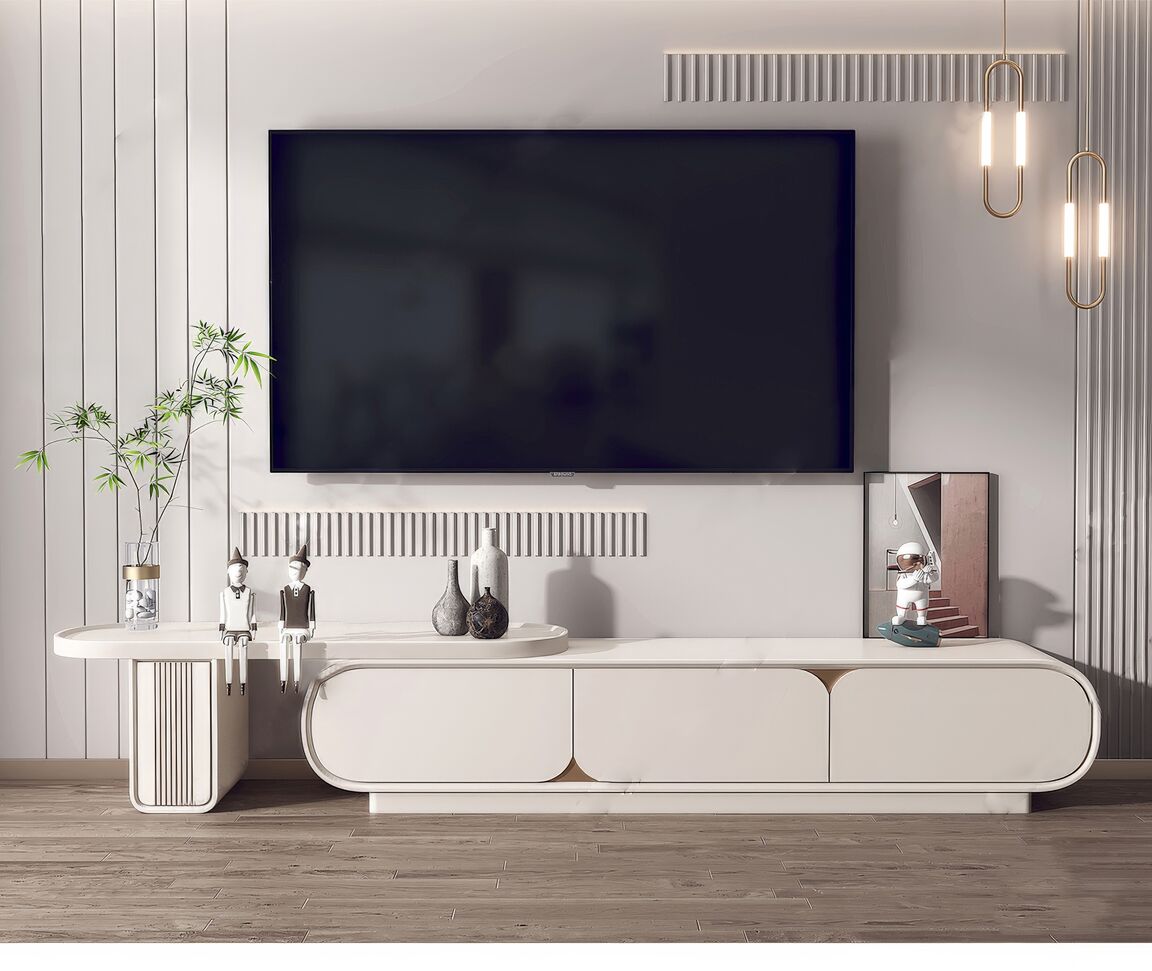 电视柜SU模型下载-1