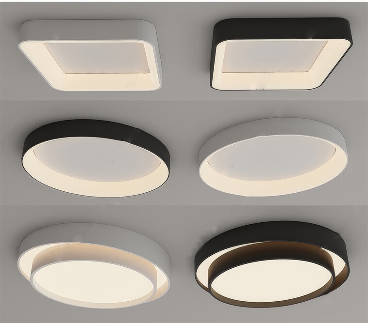 吸顶灯SU模型下载-1