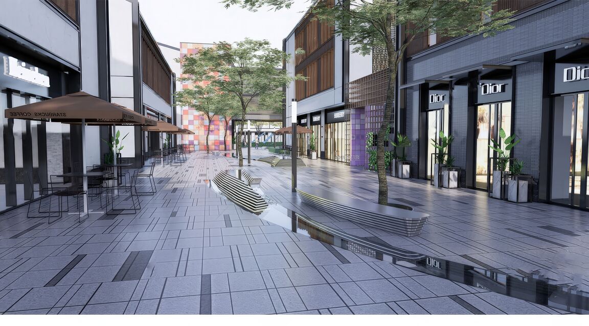 城市街道SU模型下载-2