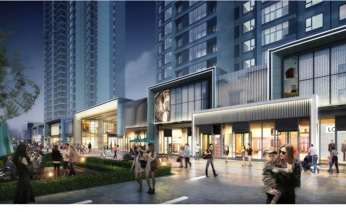 城市街道SU模型下载-1