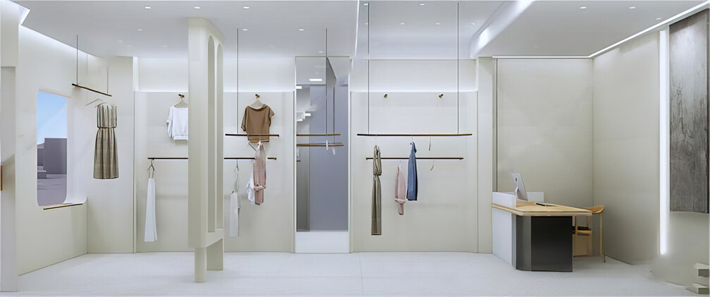 侘寂风服装店su模型下载-2
