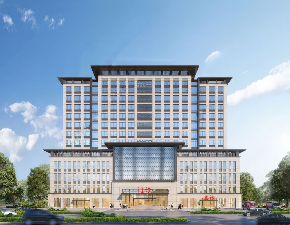 格栅建筑表皮su模型下载-1