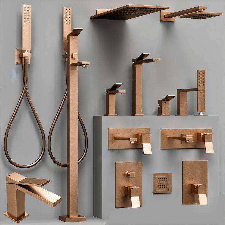 淋浴花洒_水龙头SU模型下载-1