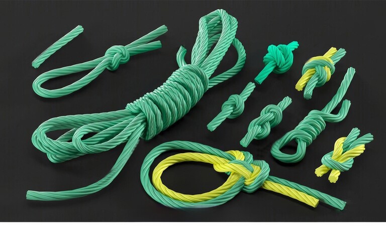 绳子_麻绳SU模型下载-1