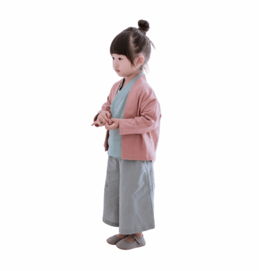 2D中式古风人物SU模型下载-1