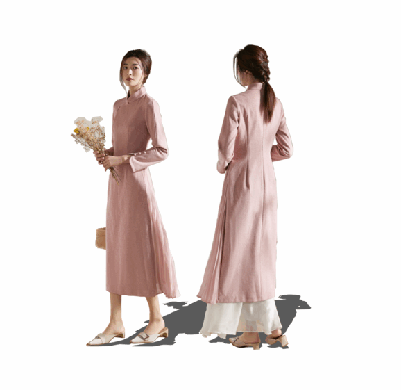 2D中式古风人物SU模型下载-1