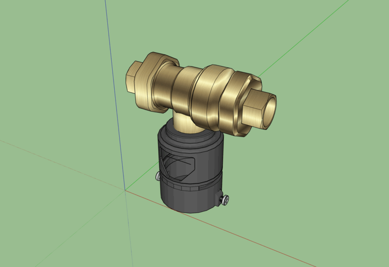 五金_电磁阀_阀门SU模型下载-1