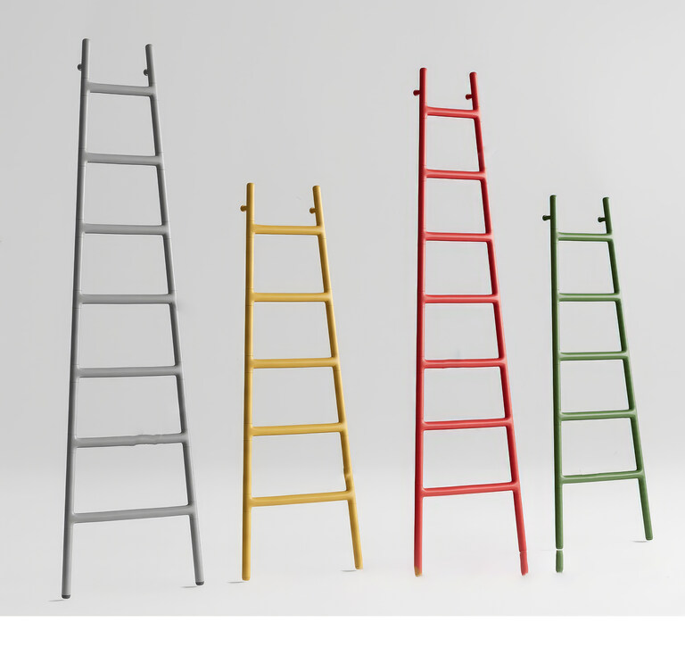 人字梯_铝合金梯_爬梯SU模型下载-1