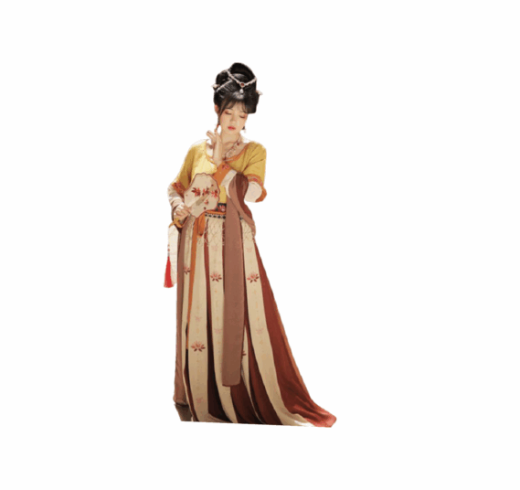 2D中式古风人物SU模型下载-1