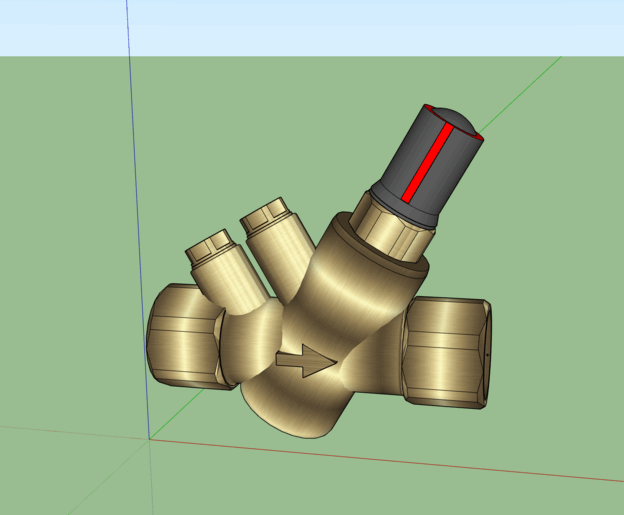 五金_电磁阀_阀门SU模型下载-1