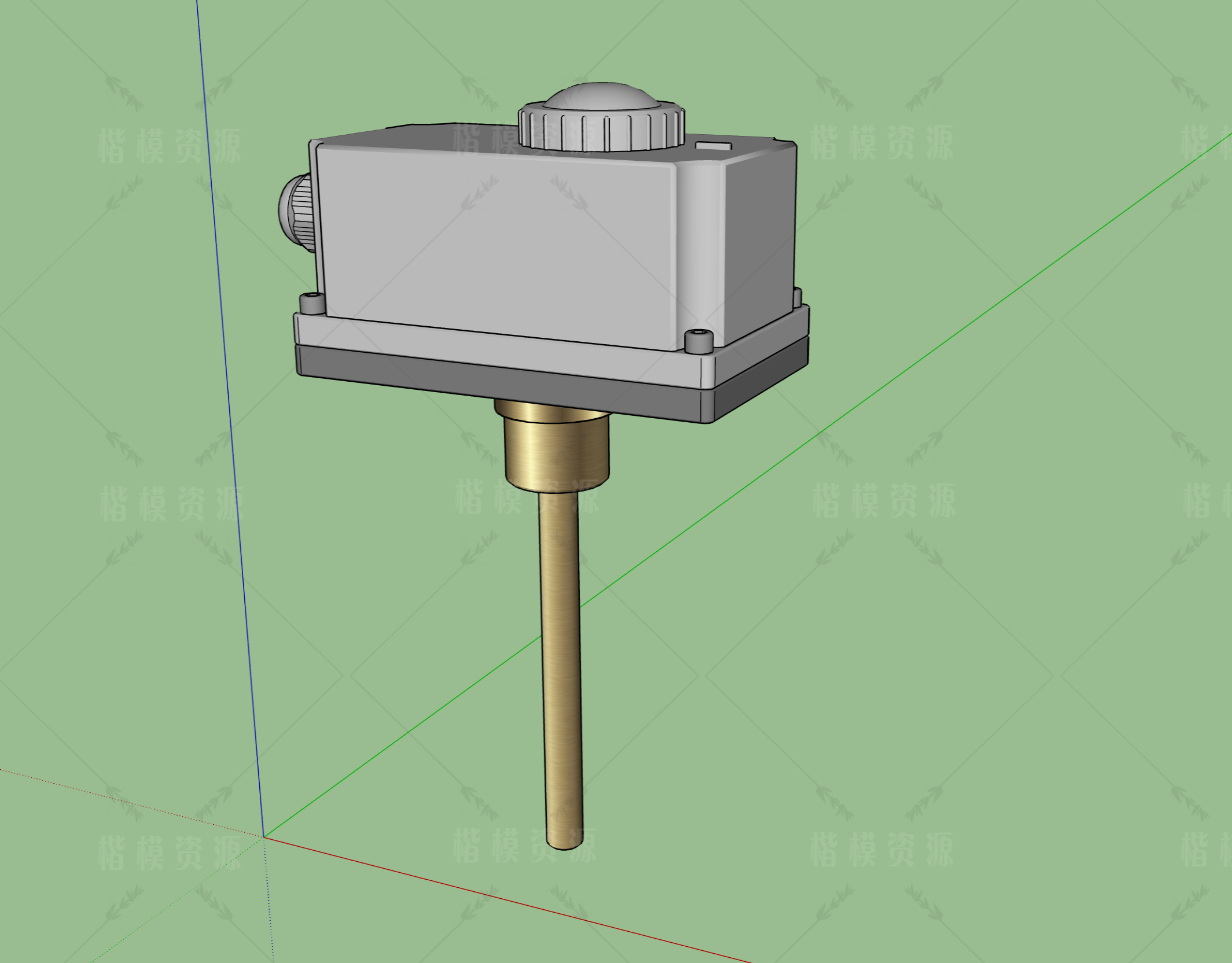 五金_电磁阀_阀门SU模型下载-1