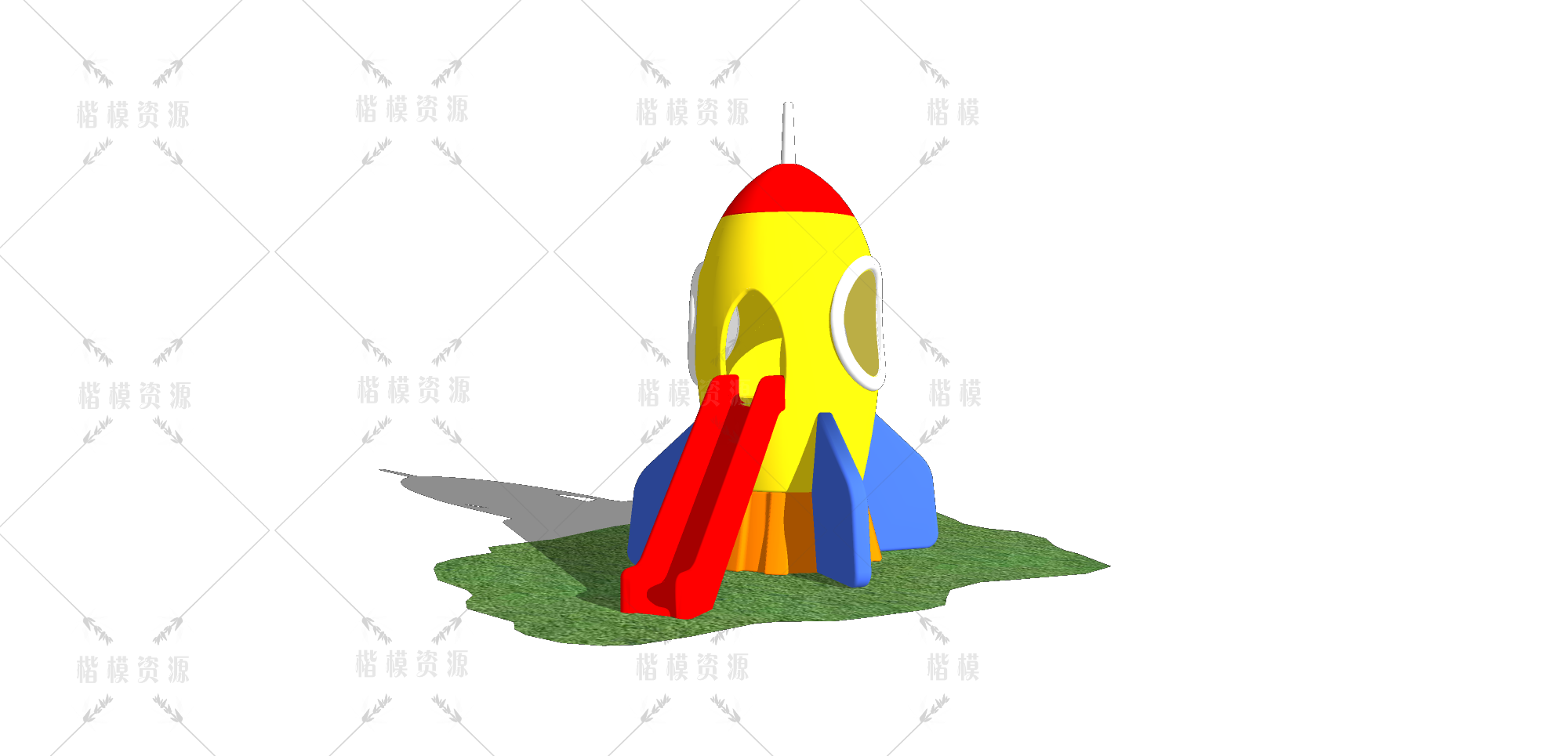 太空_航天_科幻儿童设备SU模型下载-1