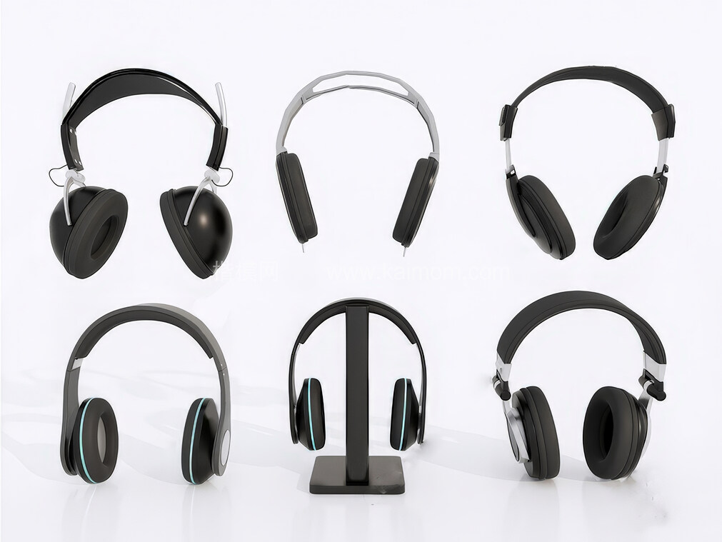 耳机_耳麦_头戴设备SU模型下载-1