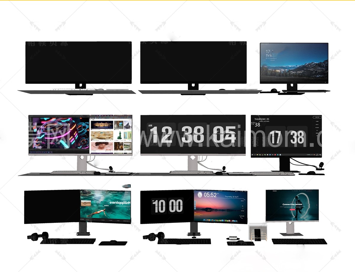 电脑SU模型下载-1