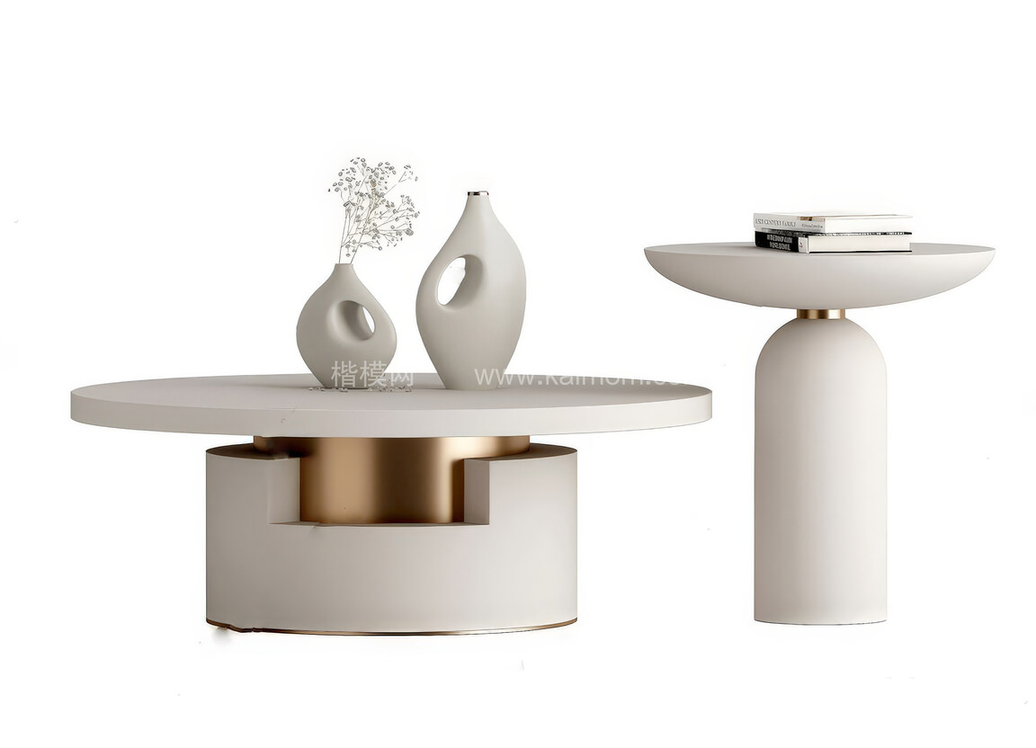 茶几SU模型下载-1