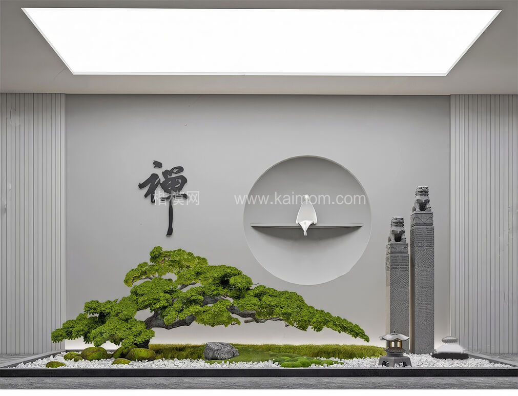 室内造景SU模型下载-1