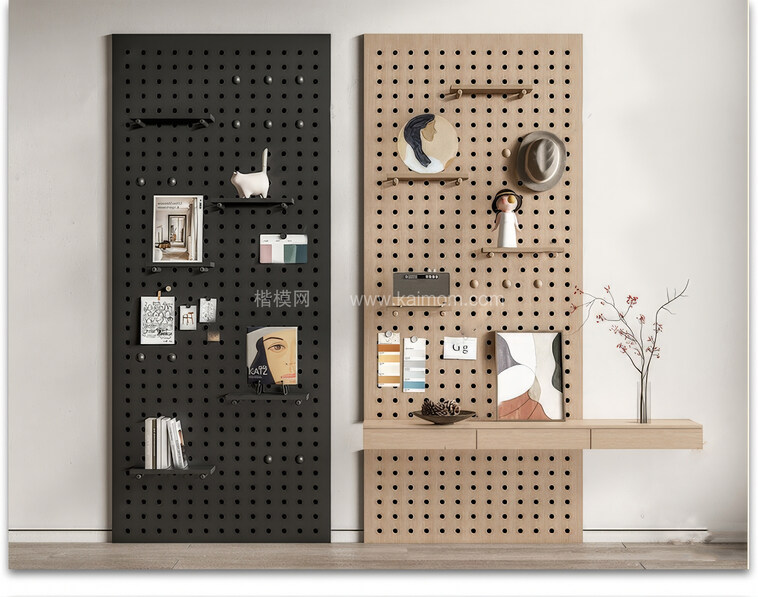 置物架SU模型下载-1