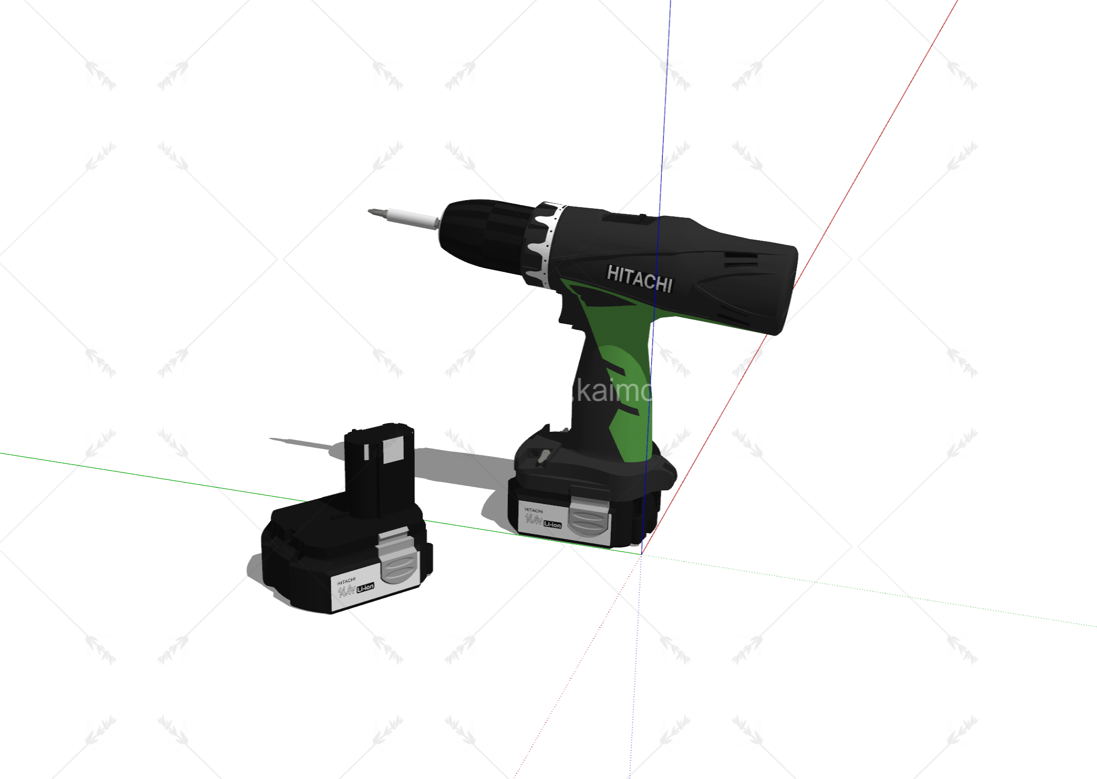 工具_电动工具_扳手_电锯SU模型下载-1