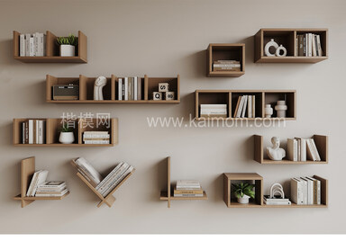 置物架SU模型下载-1