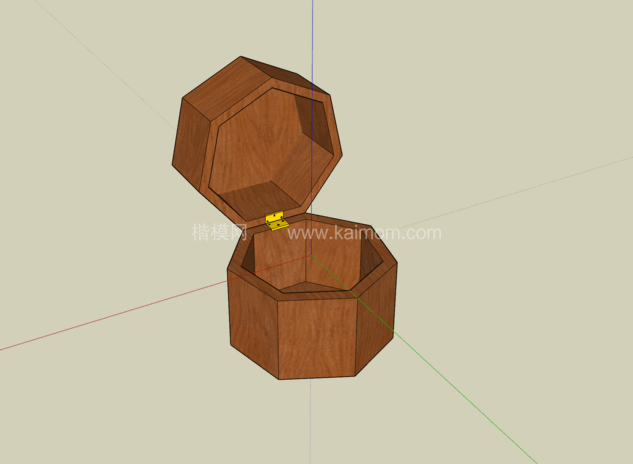 纸箱_木箱_包装盒SU模型下载-1