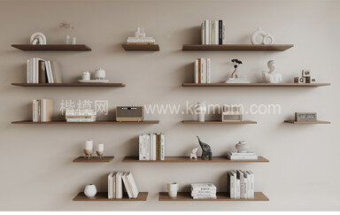 置物架SU模型下载-1