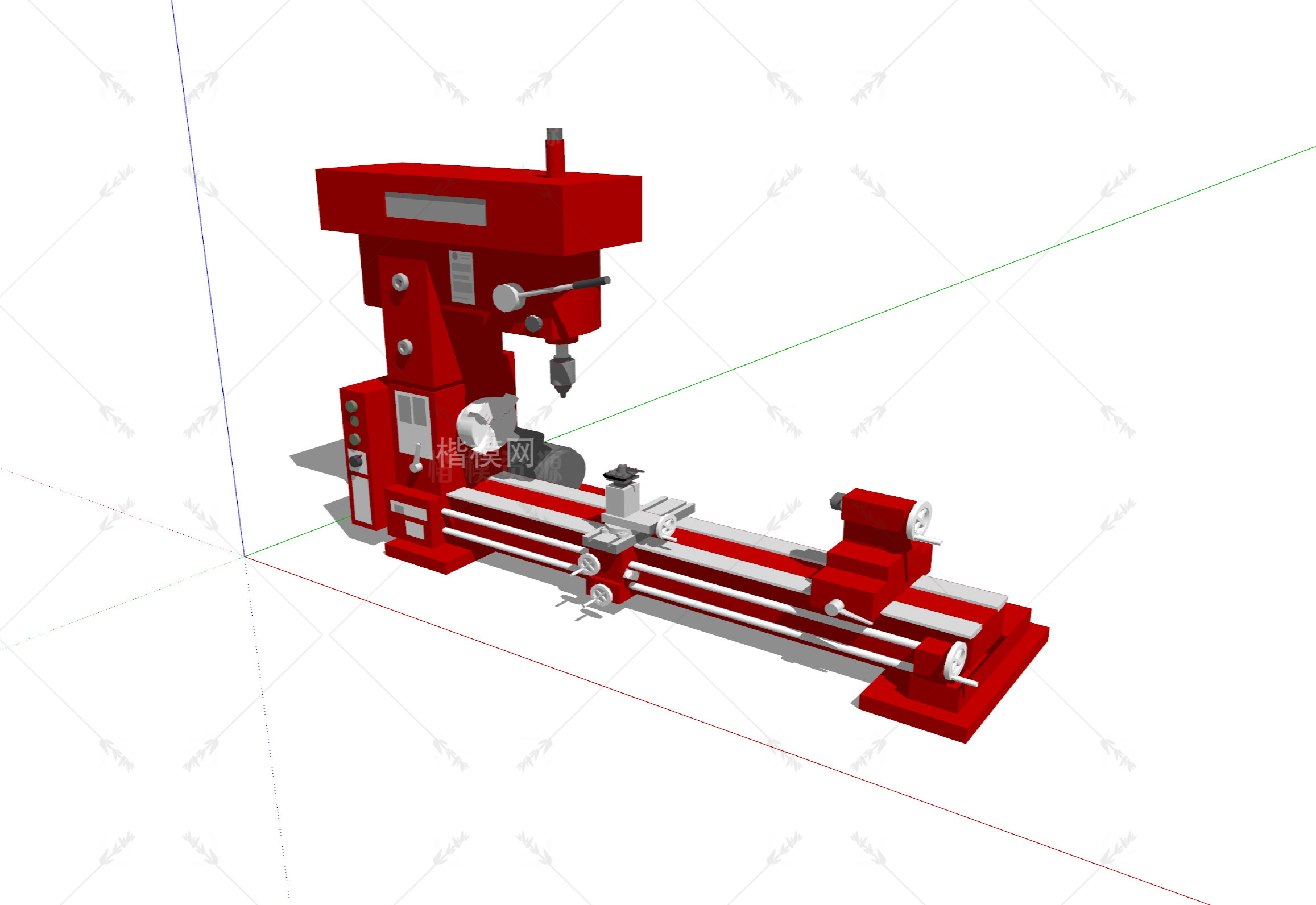 工具_电动工具_扳手_电锯SU模型下载-1