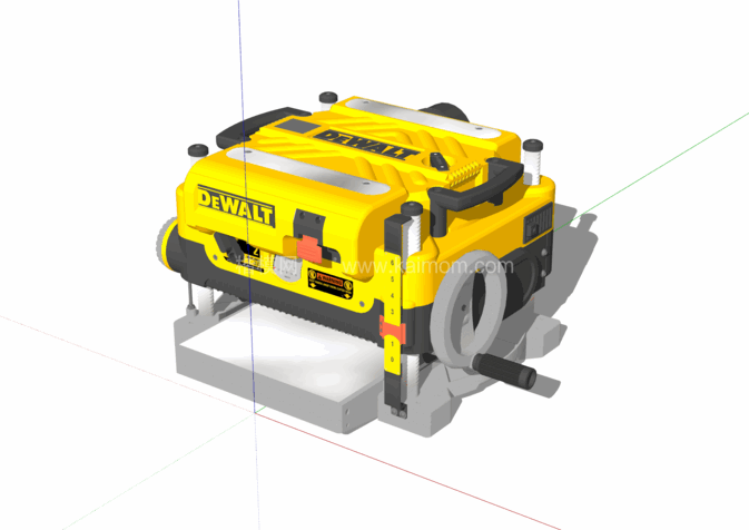工具_电动工具_扳手_电锯SU模型下载-1