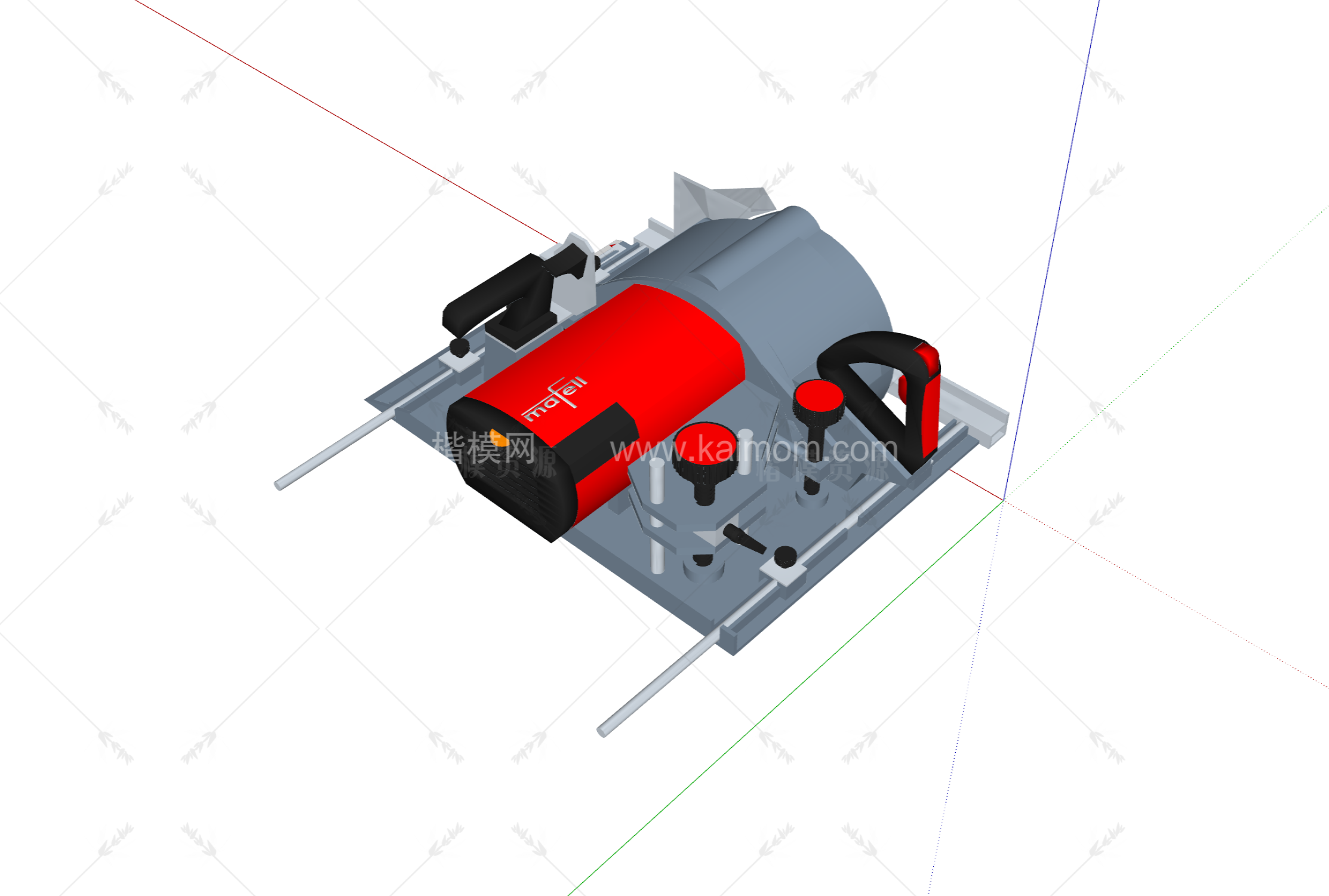 工具_电动工具_扳手_电锯SU模型下载-1