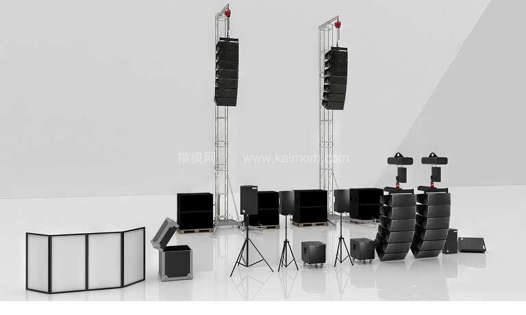 音响_喇叭SU模型下载-1