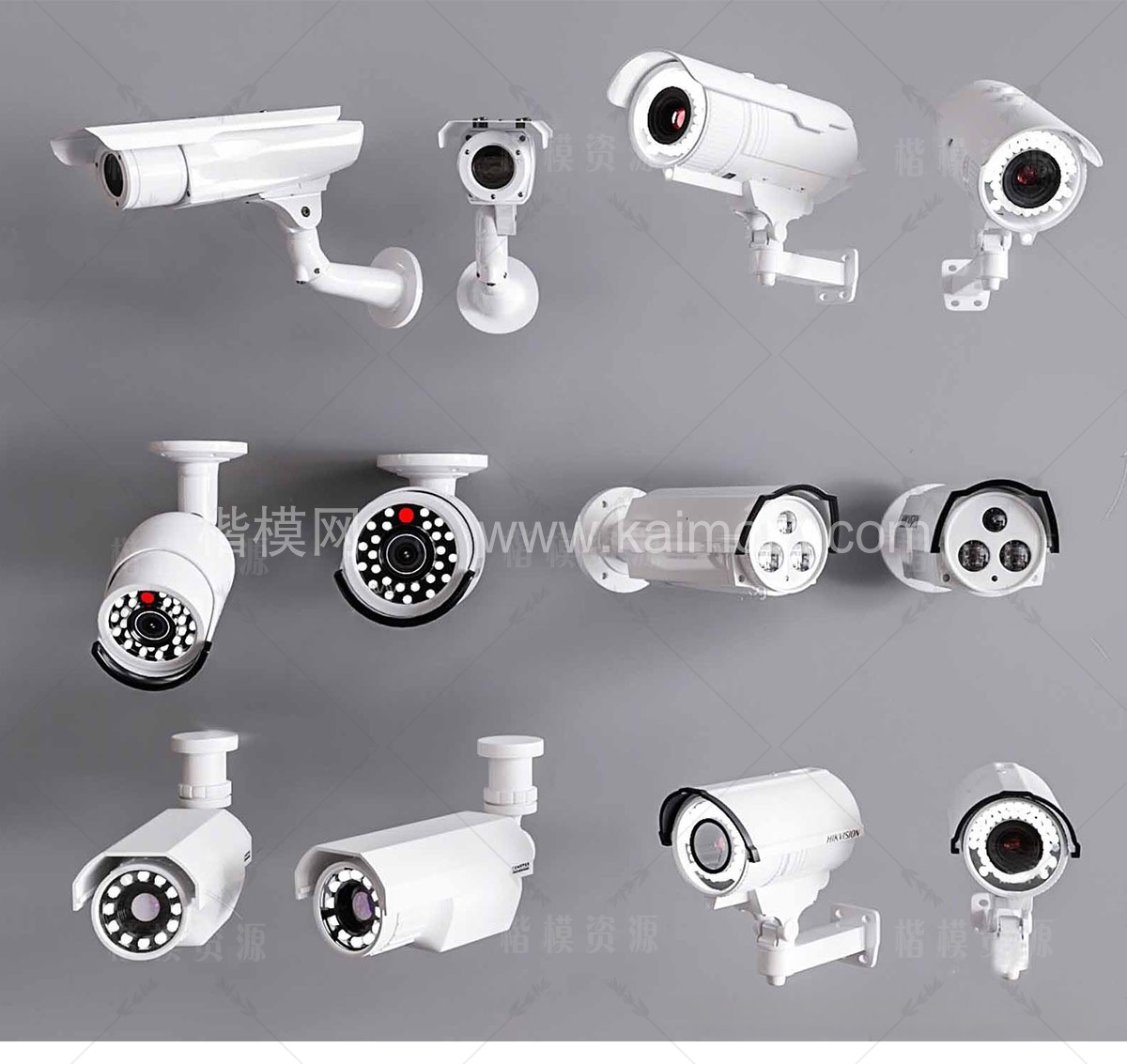 摄像头_监控SU模型下载-1