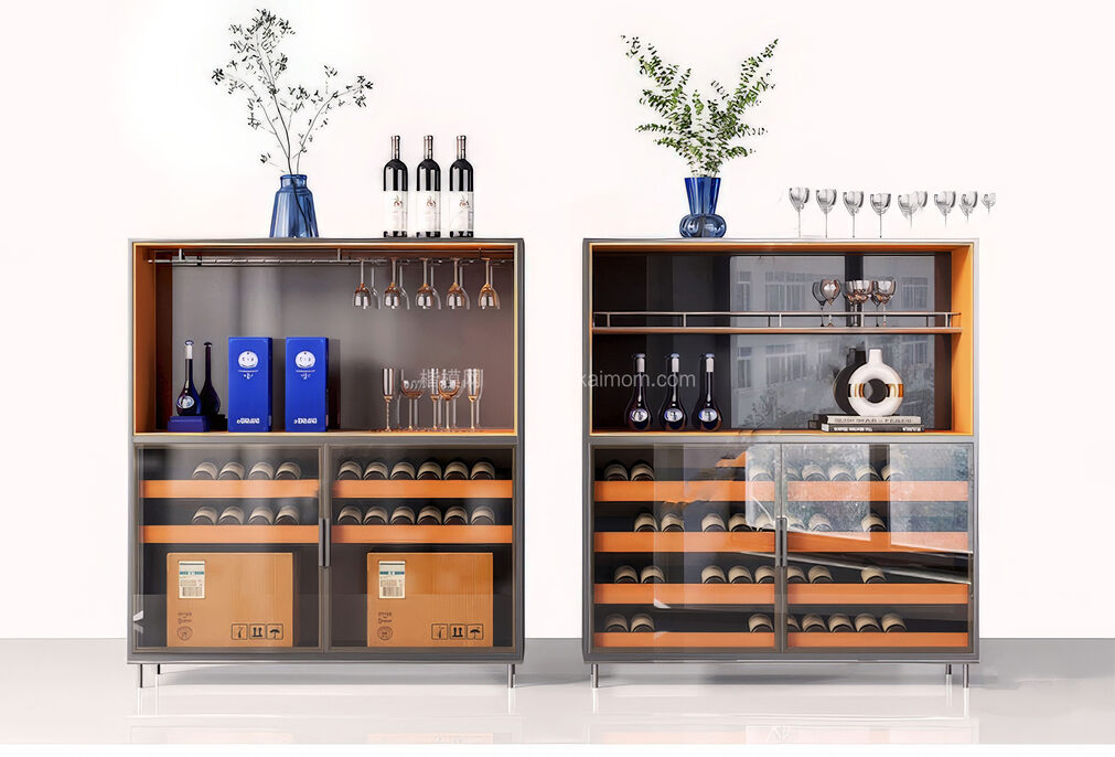 餐边柜_酒柜SU模型下载-1