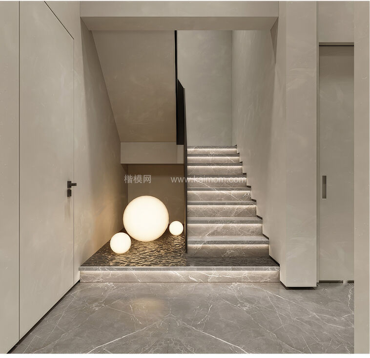 楼梯SU模型下载-1