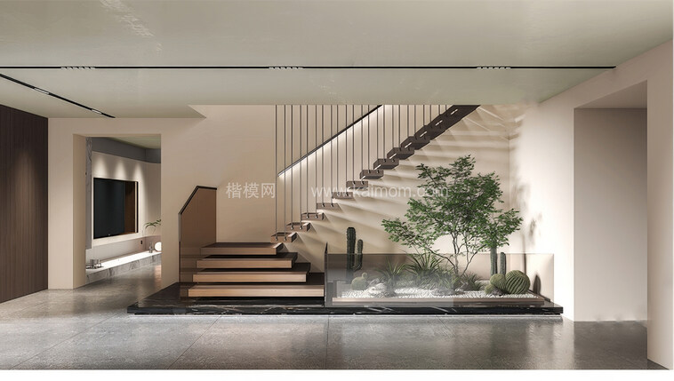 楼梯SU模型下载-1