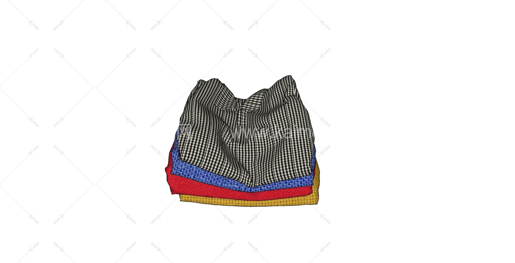 服装 _鞋_帽_包SU模型下载-1