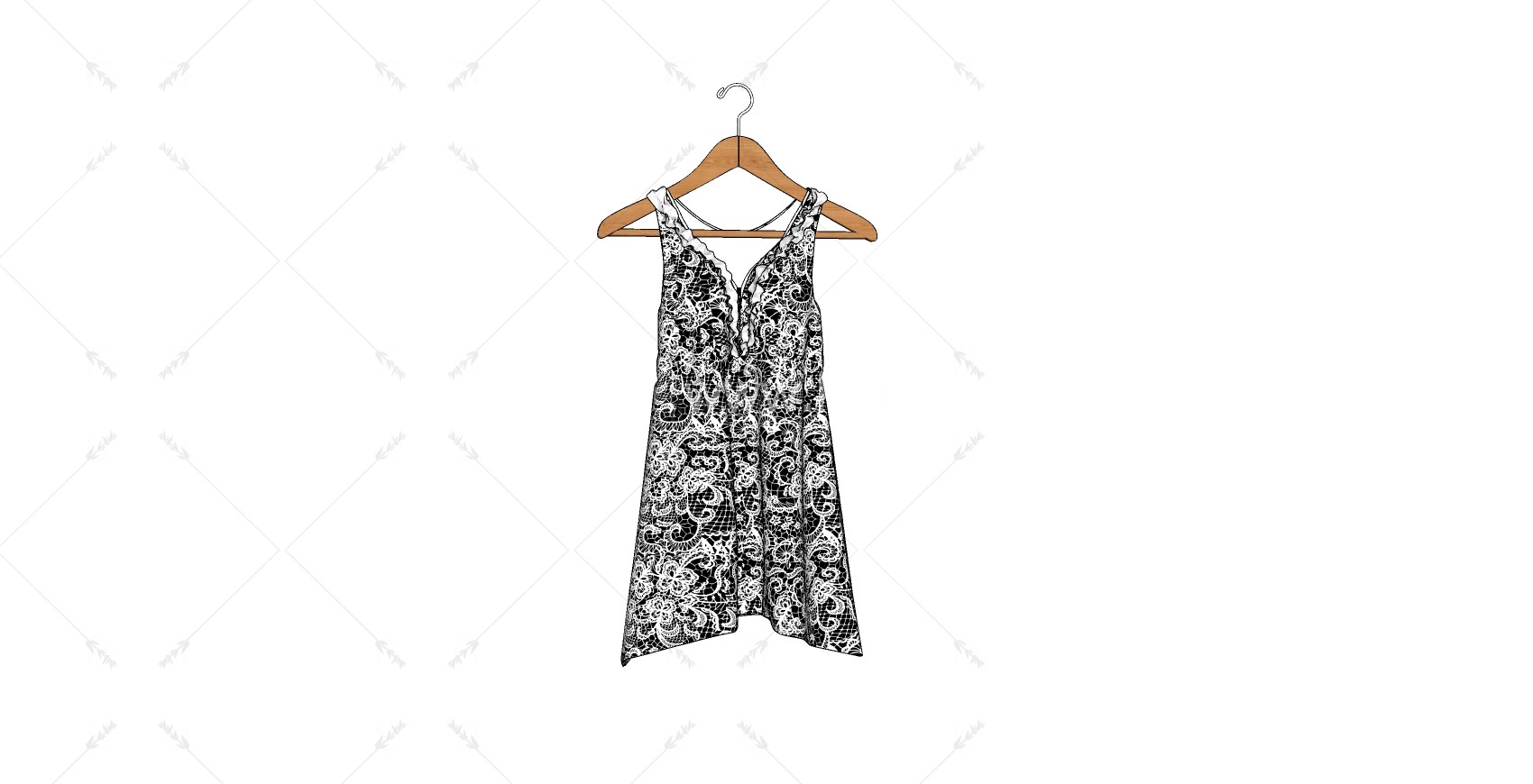 服装 _鞋_帽_包SU模型下载-1