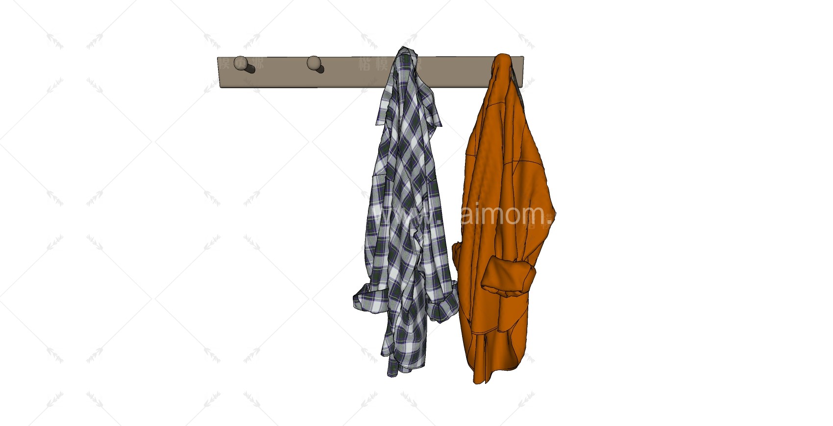 服装 _鞋_帽_包SU模型下载-1