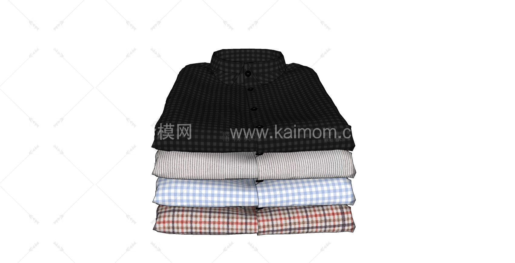 服装 _鞋_帽_包SU模型下载-1
