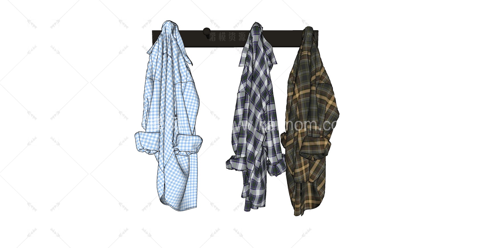服装 _鞋_帽_包SU模型下载-1