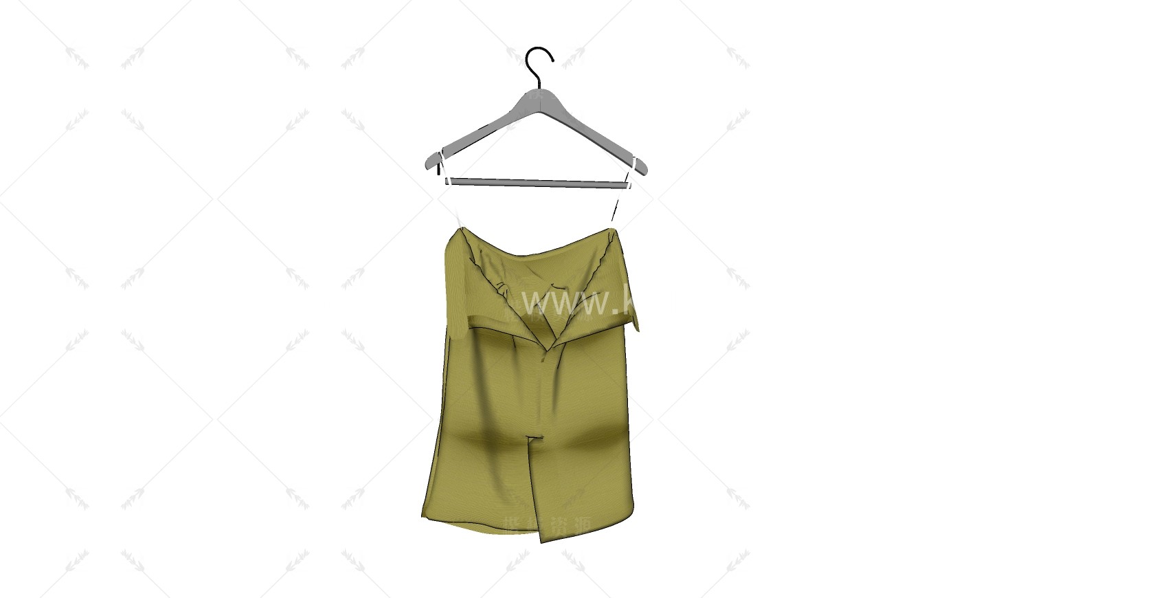 服装 _鞋_帽_包SU模型下载-1