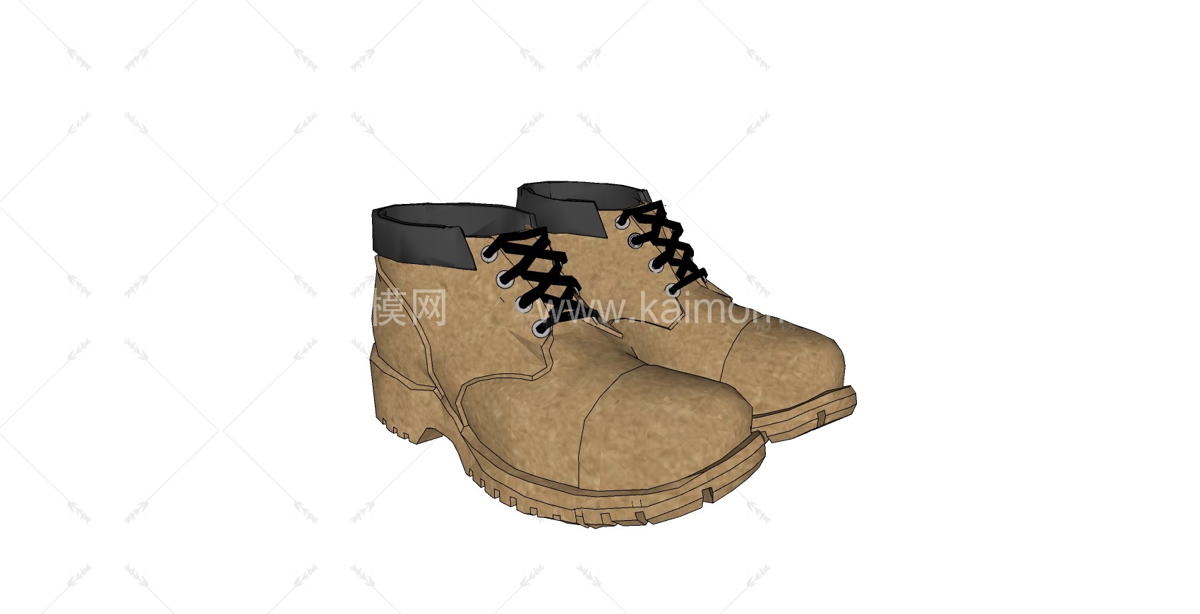 服装 _鞋_帽_包SU模型下载-1